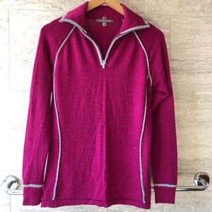 Smartwool 1/4 zip merino wool sweater